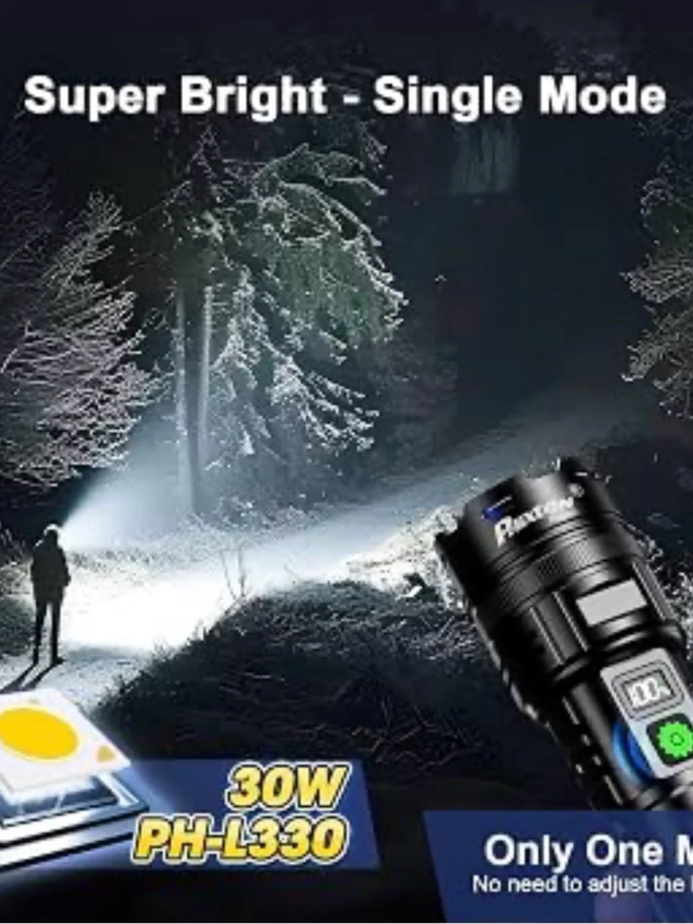 N/A rechargeable flashlight